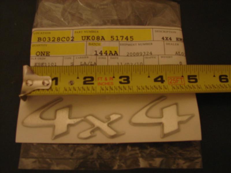 1998,98,99,00,01,02 Kia Sportage 4X4 Door Emblem New OEM UK08A51745, US $9.99, image 3