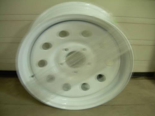 Modular center rim for trailer-white
