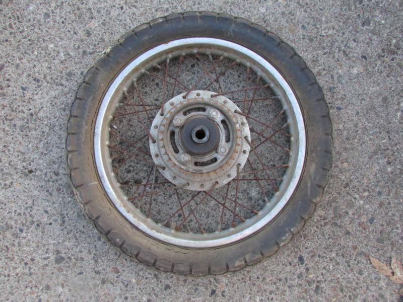 Purchase 1975 CB500 CB 500 CB500T Rear Wheel Rim Tire Hub in Pittstown
