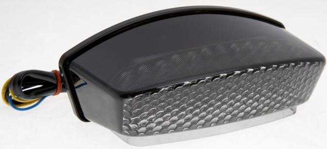 Smoked ducati 620/750/800/900/1000/s4 integrated led blinker taillight