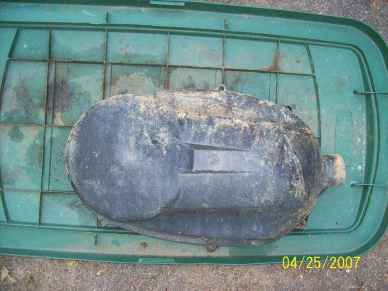 1997 kawasaki prairie 400 4wd clutch cover plastic