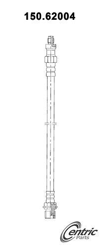 Centric 150.62004 brake hose, rear-brake hydraulic hose
