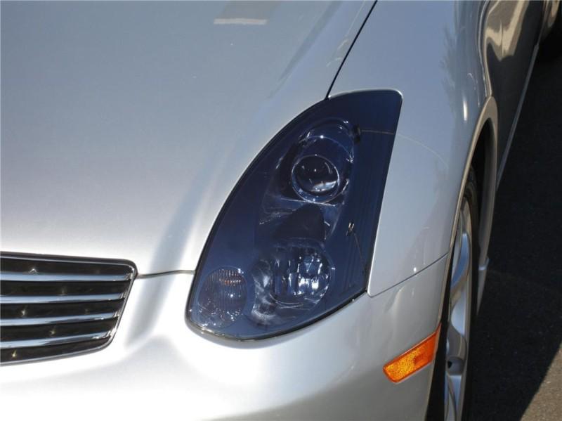 Find INFINITI G35 COUPE SMOKE COLORED HEADLIGHT FILM OVERLAYS 20032007