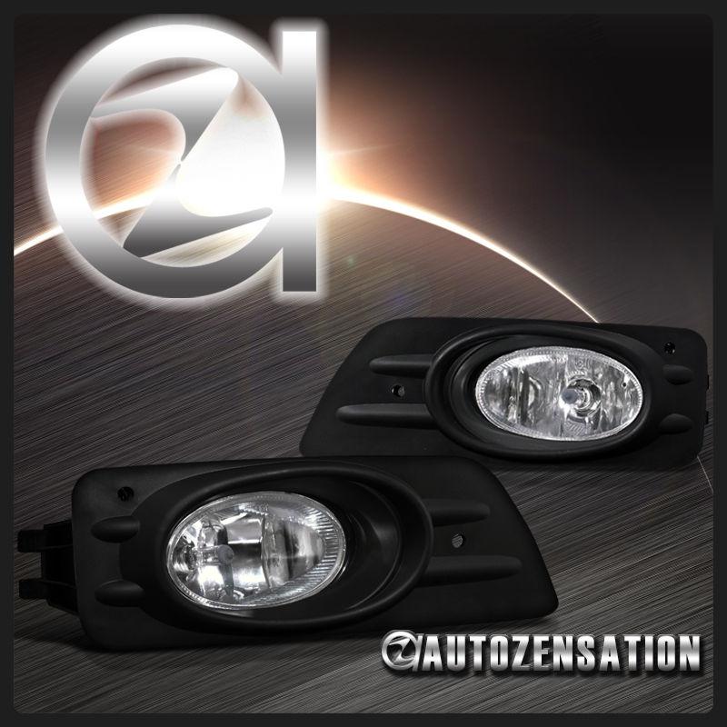 Buy 0607 Honda Accord 4dr Sedan Clear Bumper Fog Lights+Switch Wire