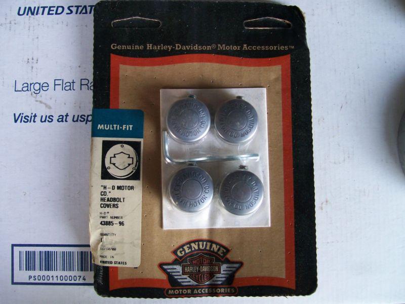 Buy HARLEY DAVIDSON HEAD BOLT COVERS GENUINE MULTI FIT 4388596 NEW