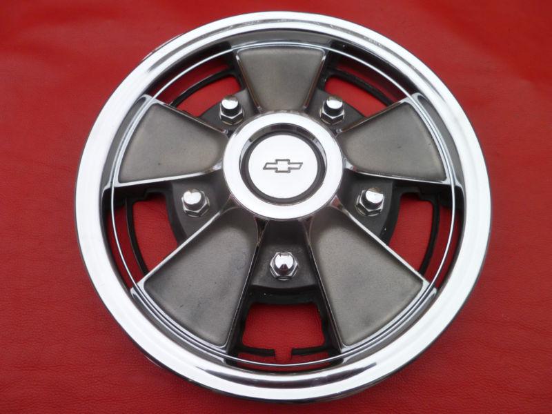 1965-67 chevy chevelle nova impala ss l79 mag wheel hubcaps wheel covers