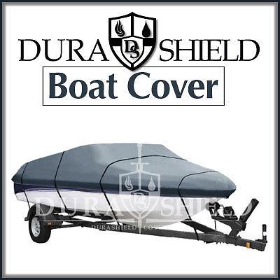 Deluxe boat cover  for 20' 21' 22'  v-hull, fish and ski i/o boats - trailerable