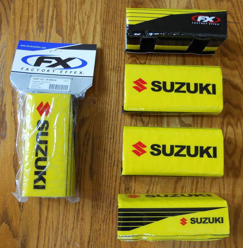 Factory effex fat bar bulge handlebar pad suzuki  rmz250 rmz450 rm125 rm250 drz