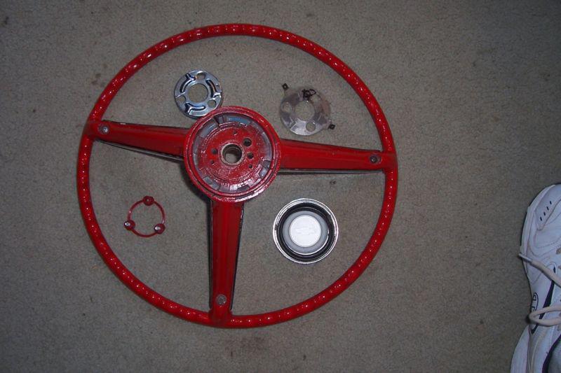 1967 RED DELUXE STEERING WHEEL CAMARO CHEVY CHEVELLE NOVA IMPALA, US $149.99, image 2