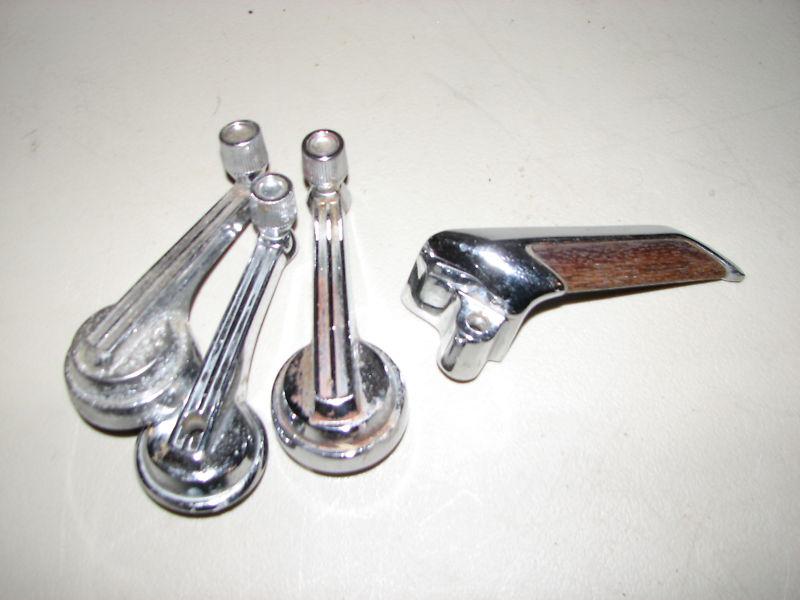 1965 ford mustang door handle and window crank handle
