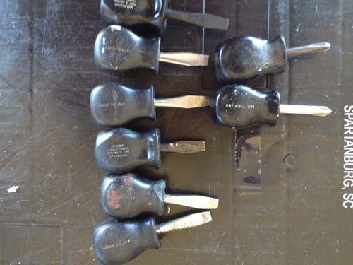 8 Snap-on Stubby Screwdrivers, US $40.00, image 4