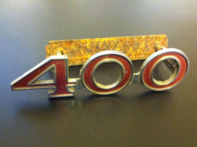 1973 pontiac 400 firebird trans am grille emblem vintage