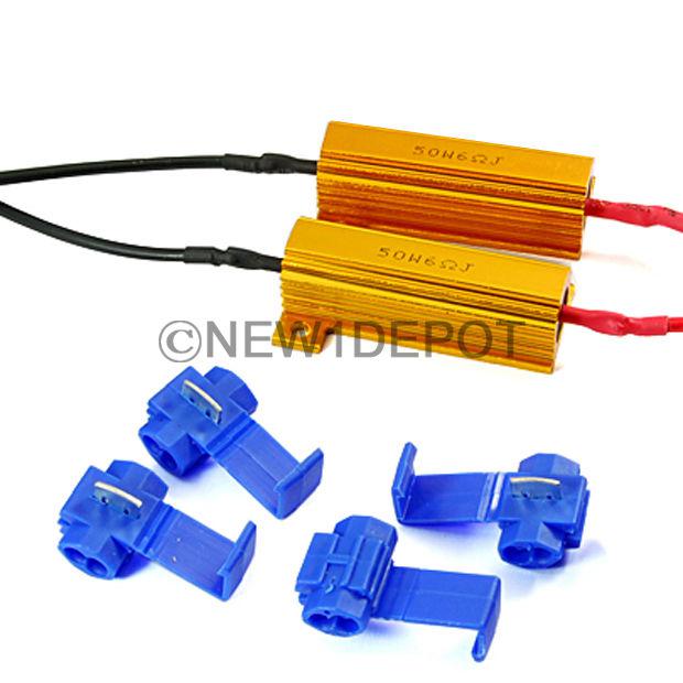Buy 2Pcs 50W 6 OHM Load Resistor Led Bulb Fast Flash Universal Car Turn