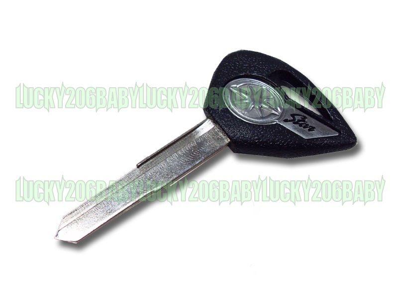 Blank key for dragstar xvs vstar 650 1100 yamaha 7days