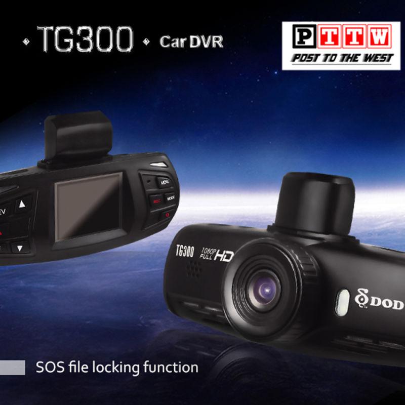 Original dod tg300 ambarella car dvr with gps ts file saving fatigue warning