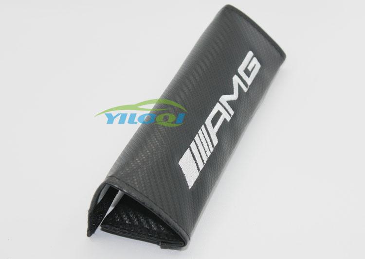 A Pair carbon fiber Seatbelt Cover Shoulder Pad Pads For Mercedes Benz AMG, US $0.99, image 2