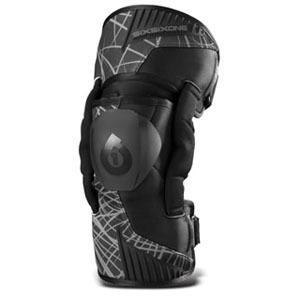Sixsixone youth cyclone wired knee support black l/large pair
