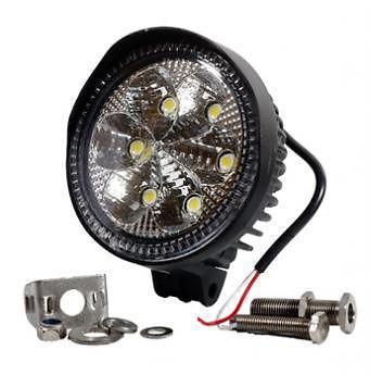 6 led white smd work/flood light 10-80vdc 1300 lumen