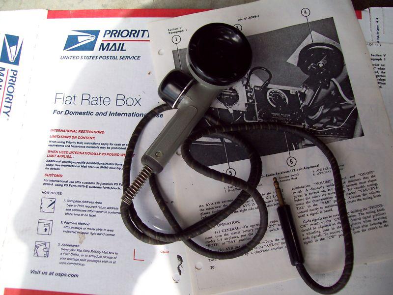 New nos t-17 microphone military liaison aircraft piper l-4 stinson l-5 stearman