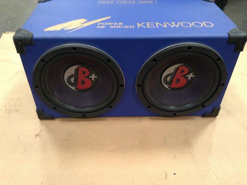 Kenwood sub woofer box 2 10" 1600 w max 8 ohm #rsc-db2500