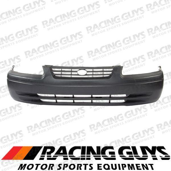 97-99 toyota camry front bumper cover raw black new facial plastic to1000246