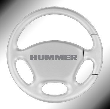 *hummer®* key chain fob holder ring *chrome*