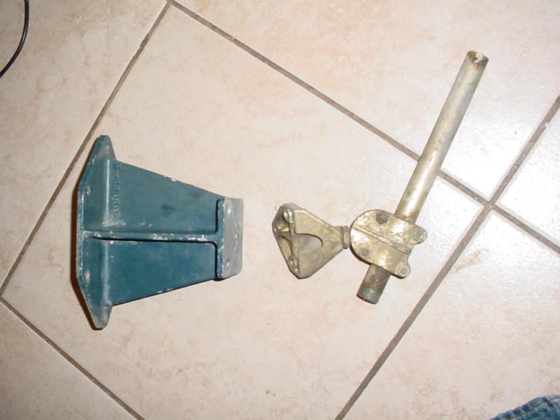 Waukesha teleflex transom mount steering cable support bracket