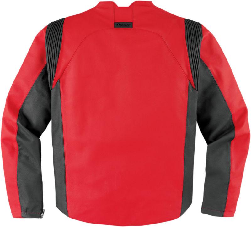 Icon Device Red Leather Jacket 2013 Motorcycle, US $425.00, image 2