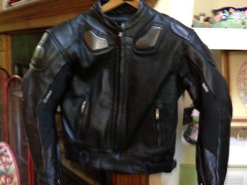 Kobe sport perforted leather sport jacket. size 38