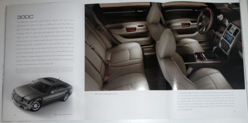 2008 CHRYSLER 300 BROCHURE, US $3.99, image 5