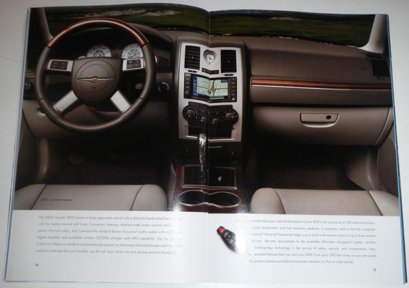2008 CHRYSLER 300 BROCHURE, US $3.99, image 6
