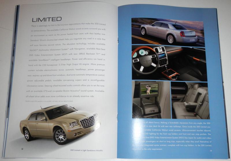 2008 CHRYSLER 300 BROCHURE, US $3.99, image 7