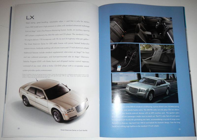 2008 CHRYSLER 300 BROCHURE, US $3.99, image 9