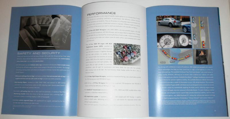 2008 CHRYSLER 300 BROCHURE, US $3.99, image 10