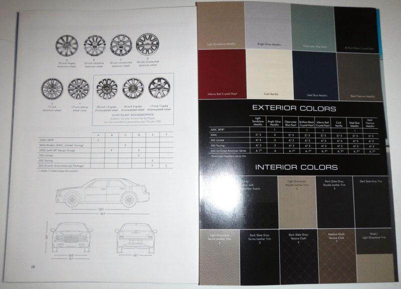 2008 CHRYSLER 300 BROCHURE, US $3.99, image 11