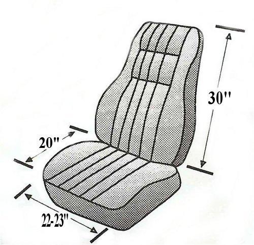 Blue Black Faux Leather High Back Bucket Car Truck SUV Seat Covers 4 piece Pkg X, US $39.85, image 5