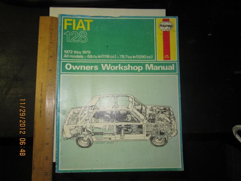 Fiat 128 owners workshop manual