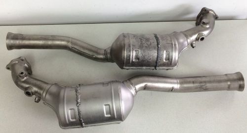 Pair of gutted genuine porsche 911 996 gt3 stainless cat bypass pipes