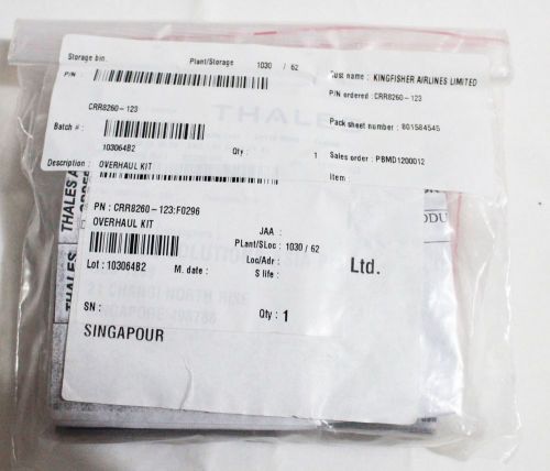 Thales crr8260-123 overhaul kit changement roulements with b320250l, b320050l