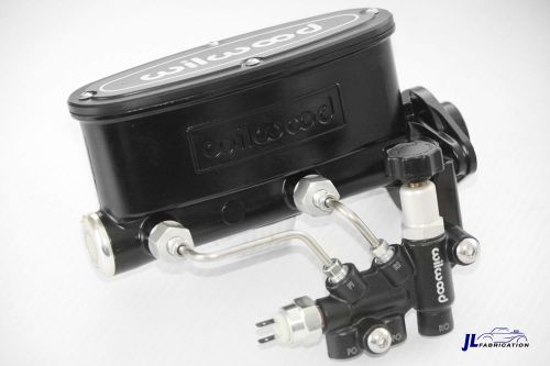 Wilwood black 1" bore master cylinder &amp; adjustable proportioning valve