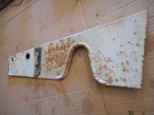 1952-55 dodge truck right rear under-bed skirt