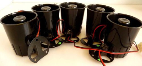 Electronic siren lot 5 sirens 20 watt output 120db maximum volume 12 volt