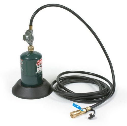 Camco 57628 6&#039; hose with regulator and female quick-connect and stabilizing b...