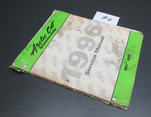 Arctic cat snowmobile 1999 zrt 600 service manual