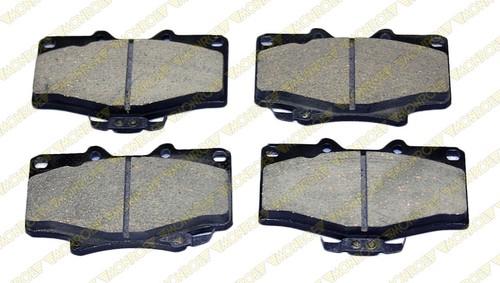 Monroe cx611 brake pad or shoe, front-monroe ceramics brake pad