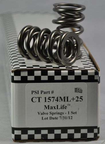 Psi ct1574ml+25 premium double roller valve springs 1.510&#034; .800&#034; lift set of 16