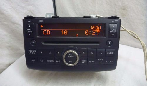 08 09 nissan rogue radio cd mp3 player 28185-jm00b py00f t06643