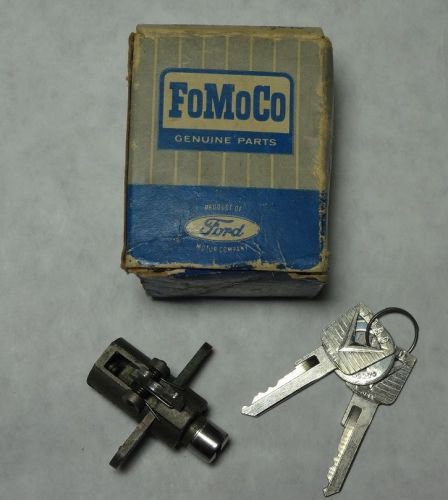 1961 1967 ford econoline nos glove box lock &amp; keys 1962 1963 1964 1965 1966 1967