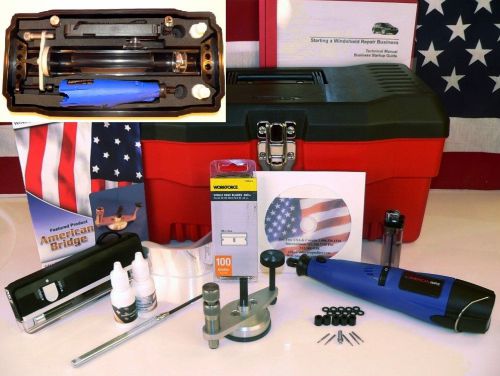 Windshield repair kit auto glass repair system (basic)