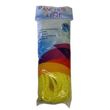 Unicord anchor line hollow braid polypropylene - yellow - 1/4" x 100' 301324